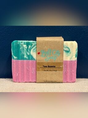 Buff City Soap Two Scents Bar Soap - Pink & Teal